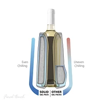 Refroidisseur de bouteille de vin par Final Touch - Noir
