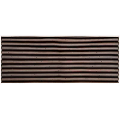 Double Door Brown Slat Mat