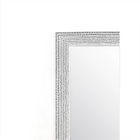 Tory Black & White Dots Door Mirror 