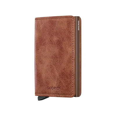 Secrid Vintage Portefeuille compact - Brun cognac