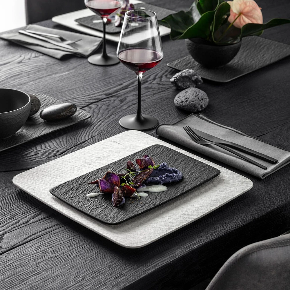 Plat de service « Manufacture Rock » par Villeroy & Boch