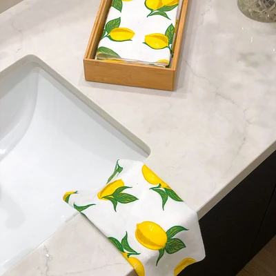 Lemons Reusable Towel, 10 pieces