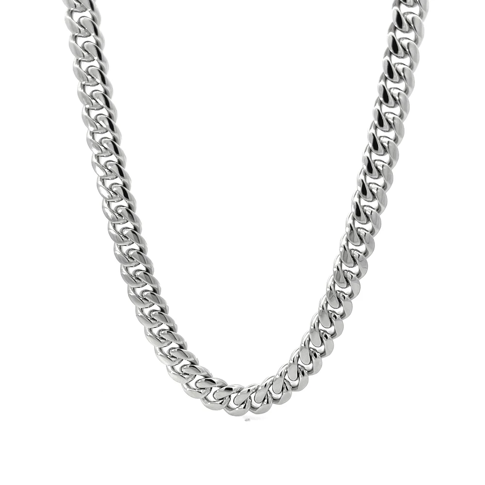 Luenzo 8mm Cuban Link 24'' Necklace