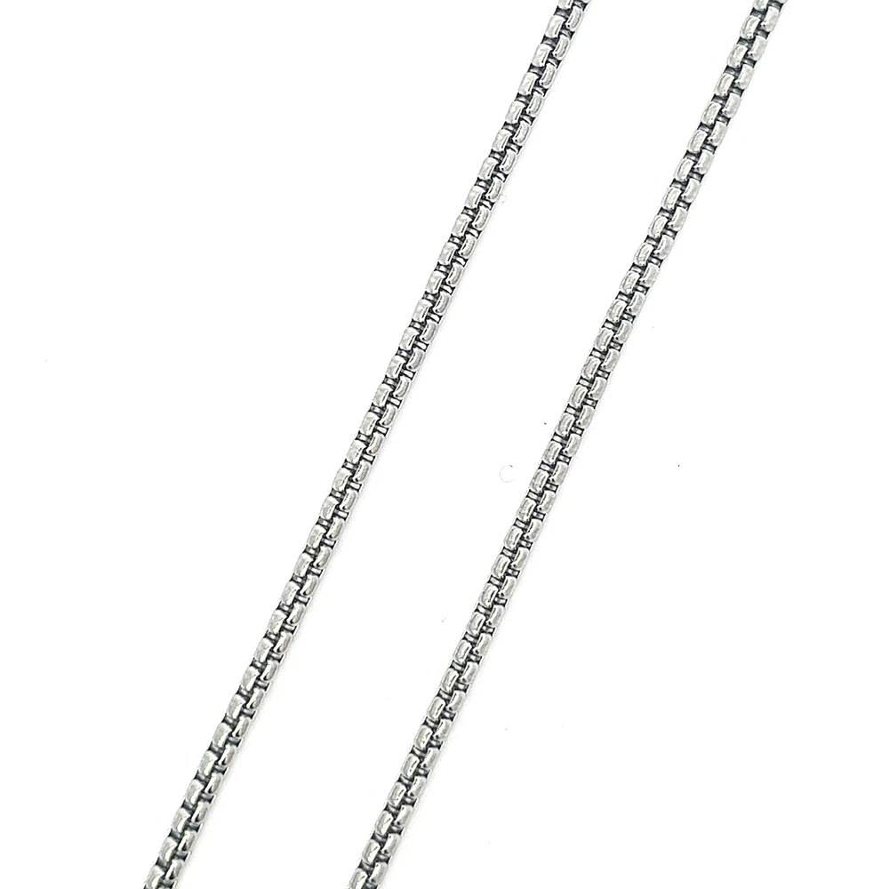 Luenzo Box Link Chain 24" Necklace