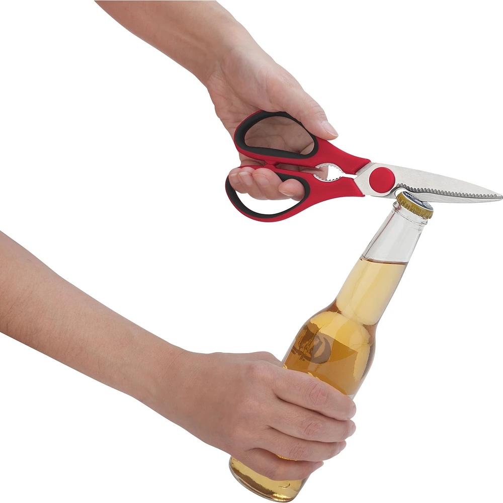 Trudeau Red Multi-Kitchen Shears