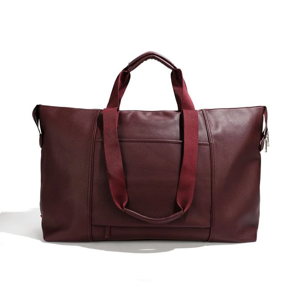 Flight Duffle Bag - Burgundy