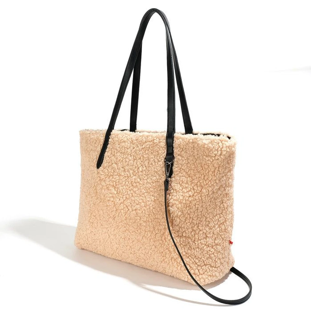 Reversible Gem Tote Bag - Vegan Sherling