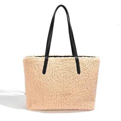 Reversible Gem Tote Bag - Vegan Sherling