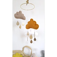 Cloud Mobile -Taupe, Orcher & White