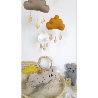 Cloud Mobile -Taupe, Orcher & White