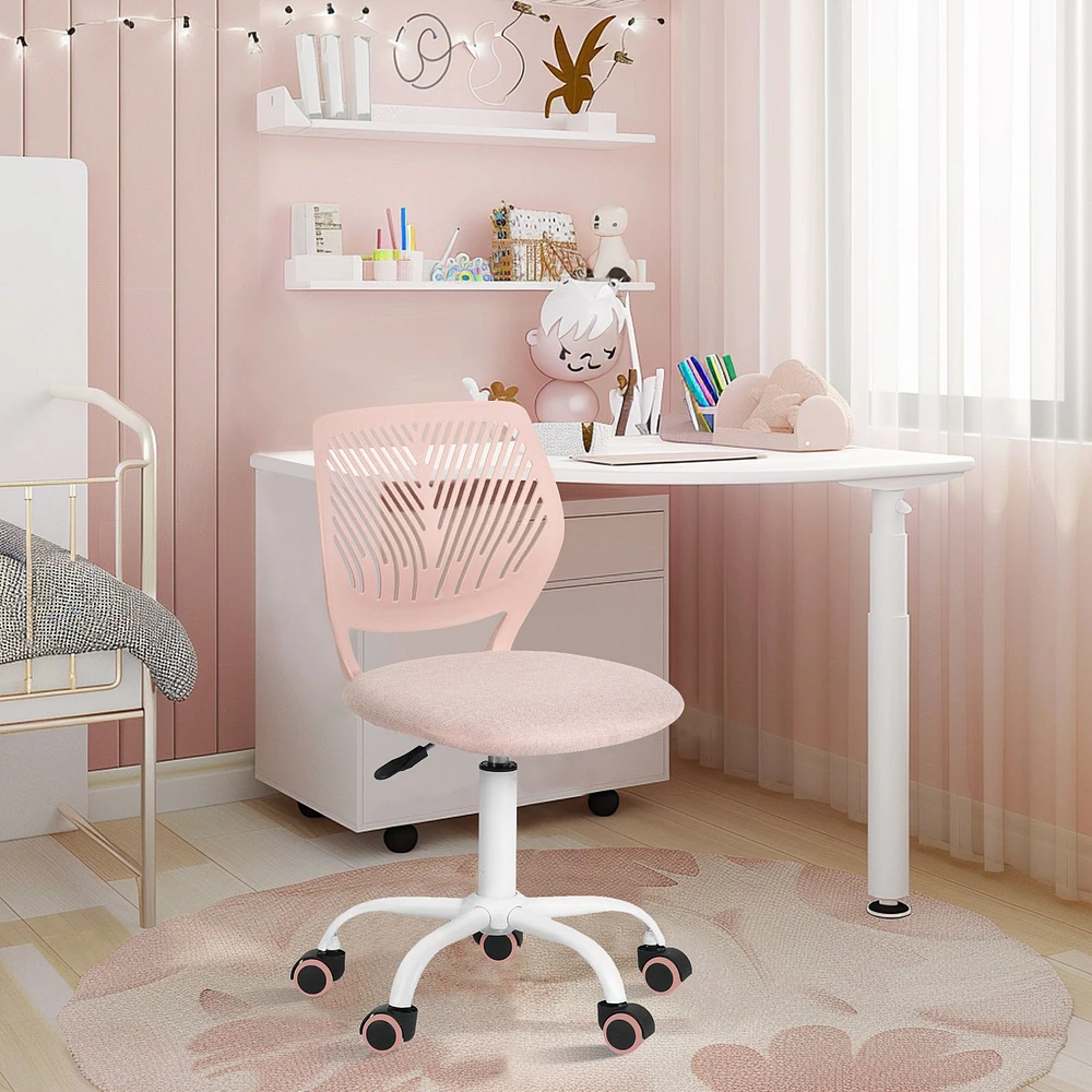 Pink Fabric Task Chair by Maison Classique