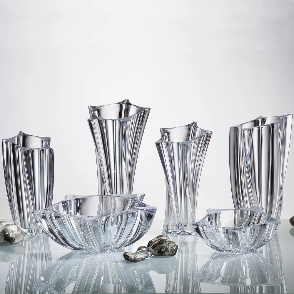 Crystal Bohemia Yoko X-Vase 33 cm by Brillant