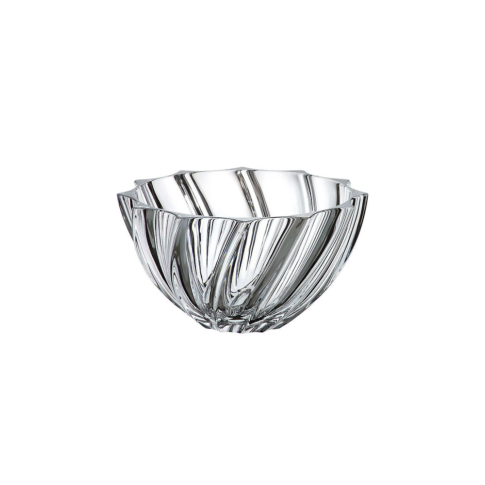 Crystal Bohemia Scallop Bowl 19cm by Brillant