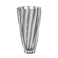 Crystal Bohemia Scallop Vase 30.5cm by Brillant