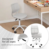 Chaise de bureau en tissu  - Gris