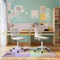 Beige Fabric Task Chair by Maison Classique