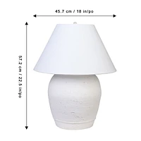 Tania Table Lamp - White