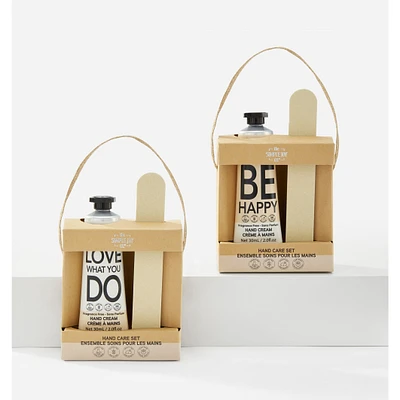 Fragrance Free Hand Cream & Nail File Gift Set - Assorted
