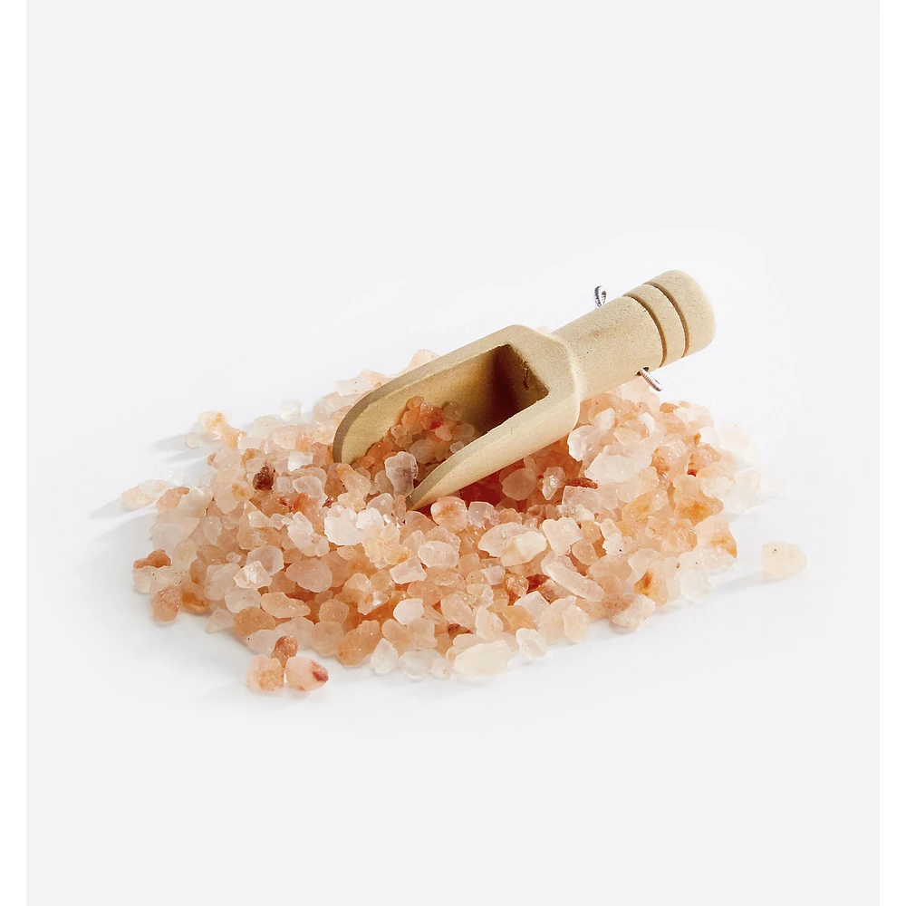 Set of 2 Fragrance Free Bath Salt & Wood Spoon Gift Set - Assorted