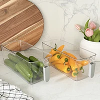 Oggi Storage Bin 2 pieces with Handle - 29.5 x 12 x 10.8cm