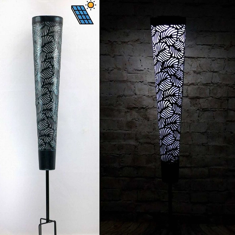 Ombre Solaire motif de feuille   Noir