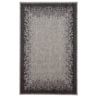 Edge Contemporary Grey Area Rug