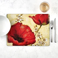 Set of 4 Poppy De Villeneuve Placemats by Pimpernel