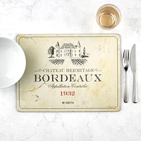 Ensemble de 4 napperons « Vin De France »  par Pimpernel