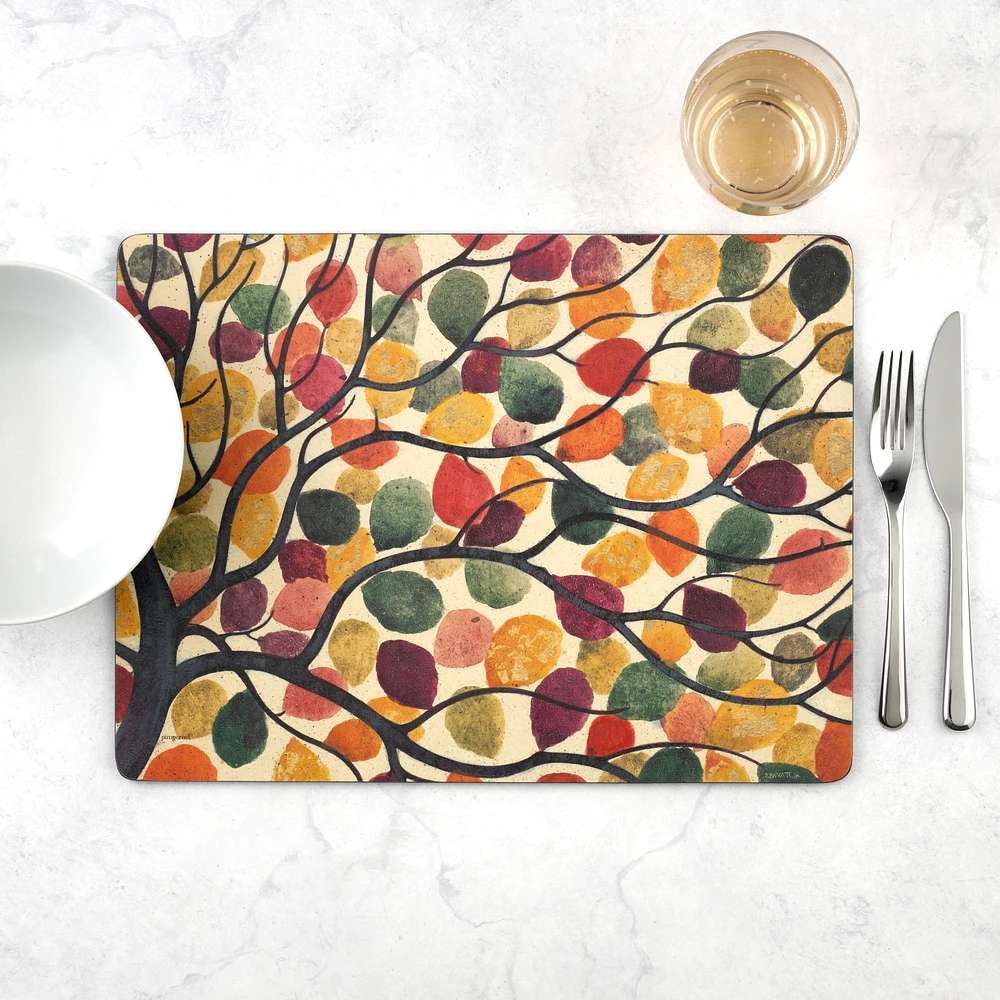 Set of 4 Dancing Branches Placemats by Pimpernel
