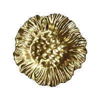 Elegance Set of 2 Gold Sunflower Plate 8.75