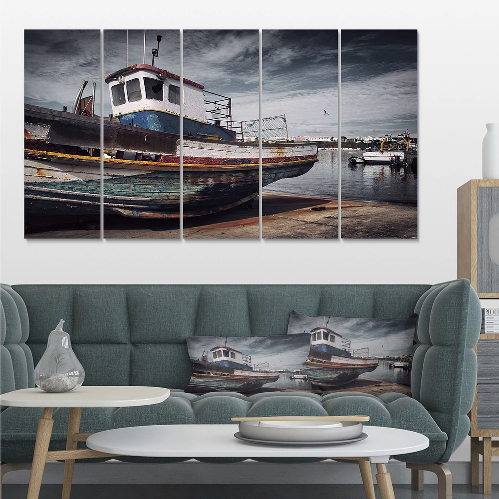 Panneaux de toile « Old Fishing Boat »