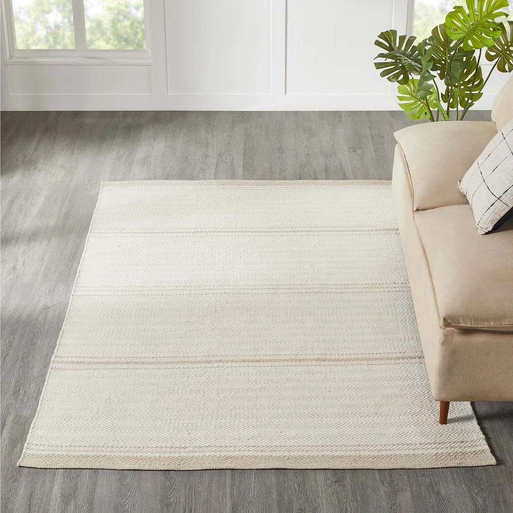 Tapis d'intérieur ivoire et beige « Alice »