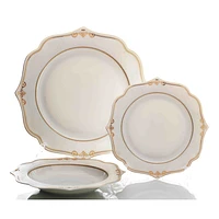 Versaly 18-Piece Bone China Dinnerware Set by Brilliant