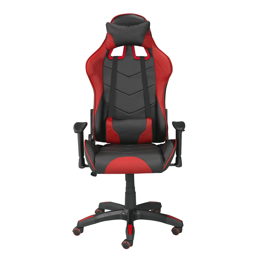 Sorrento Gaming Chair with Tilt & Recline - Black/Red