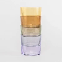 Verres assortis Deco par Krosno, ensemble de 4