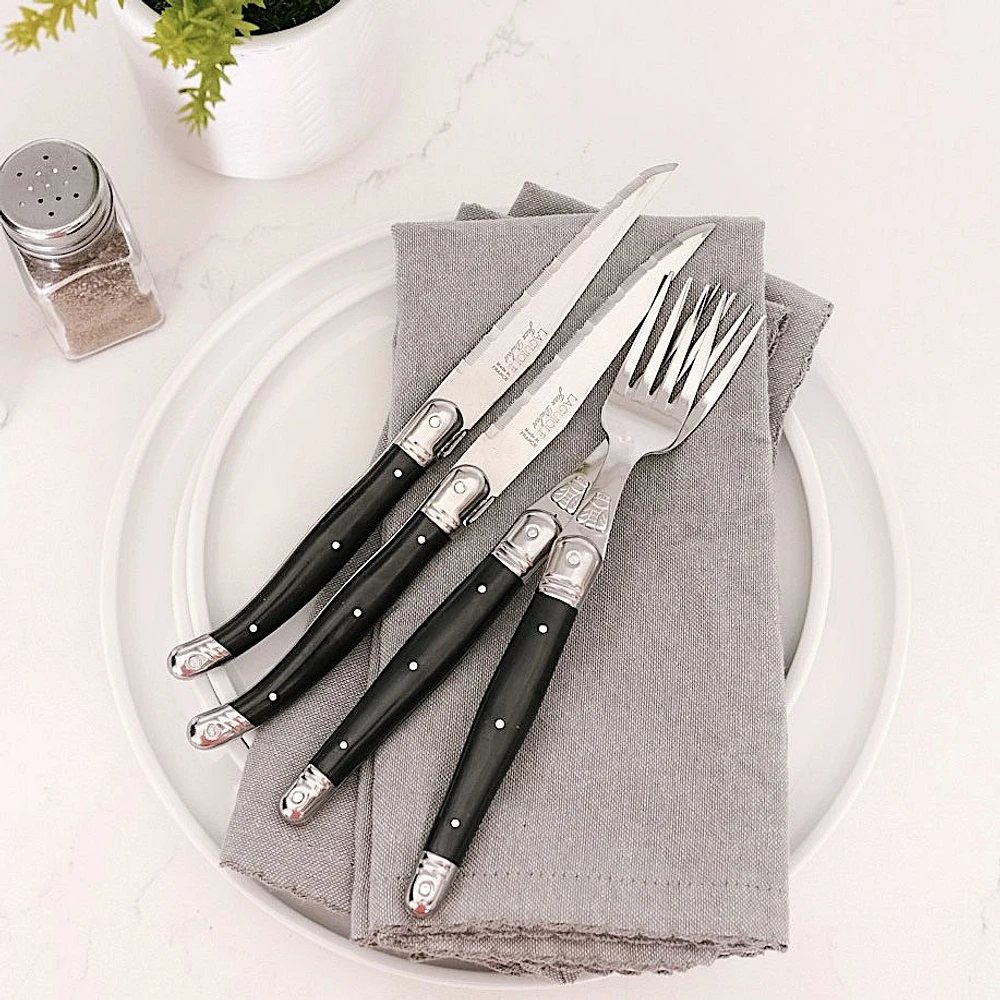 Laguiole Flatware Set by Jean Dubost