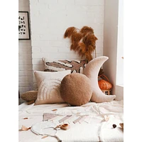 Round Pillow - Brown