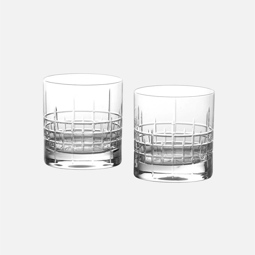 Set of 2 Schott Zwiesel Tritan Cristal Distil Aberdeen DOF Glasses - 13.5 oz