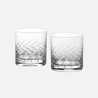 Set of 2 Schott Zwiesel Tritan Cristal Distil Arran DOF Glasses - 13.5 oz