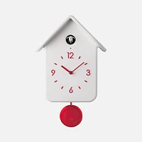 Horloge coucou blanche « Home » avec pendule