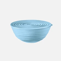 Bol « Tierra » bleu poudre avec couvercle (18 cm)