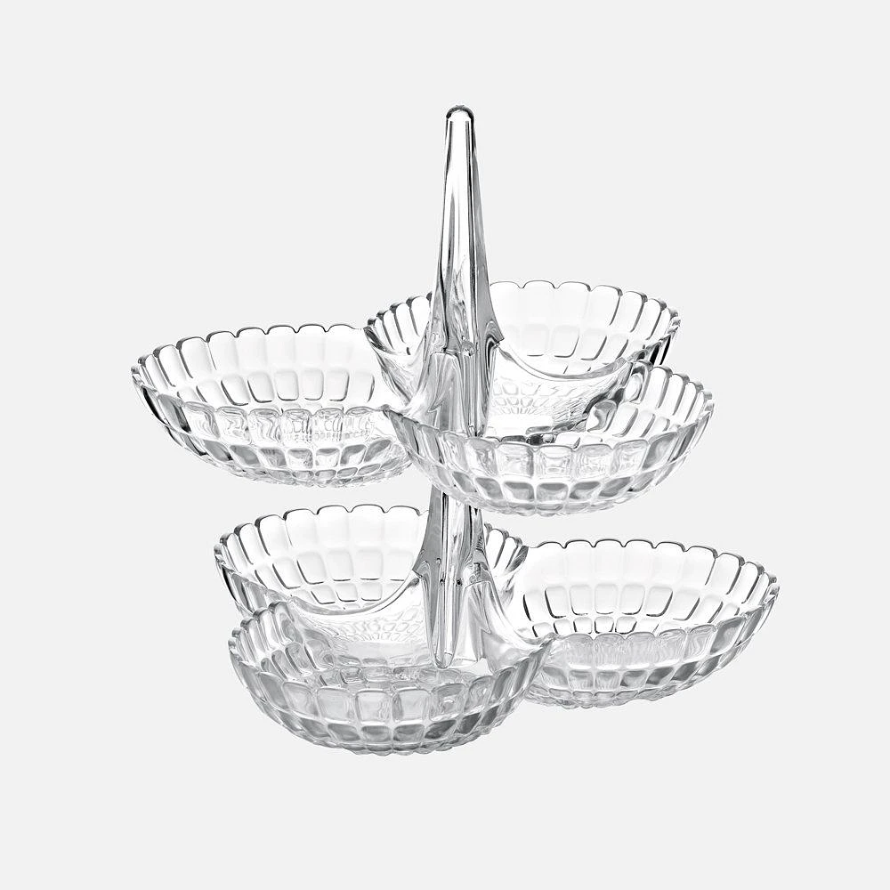 Tiffany Set of 2 Clear Appetizer Plates