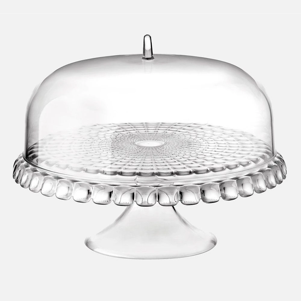 Tiffany Clear Cake Stand with Dome (36cm)