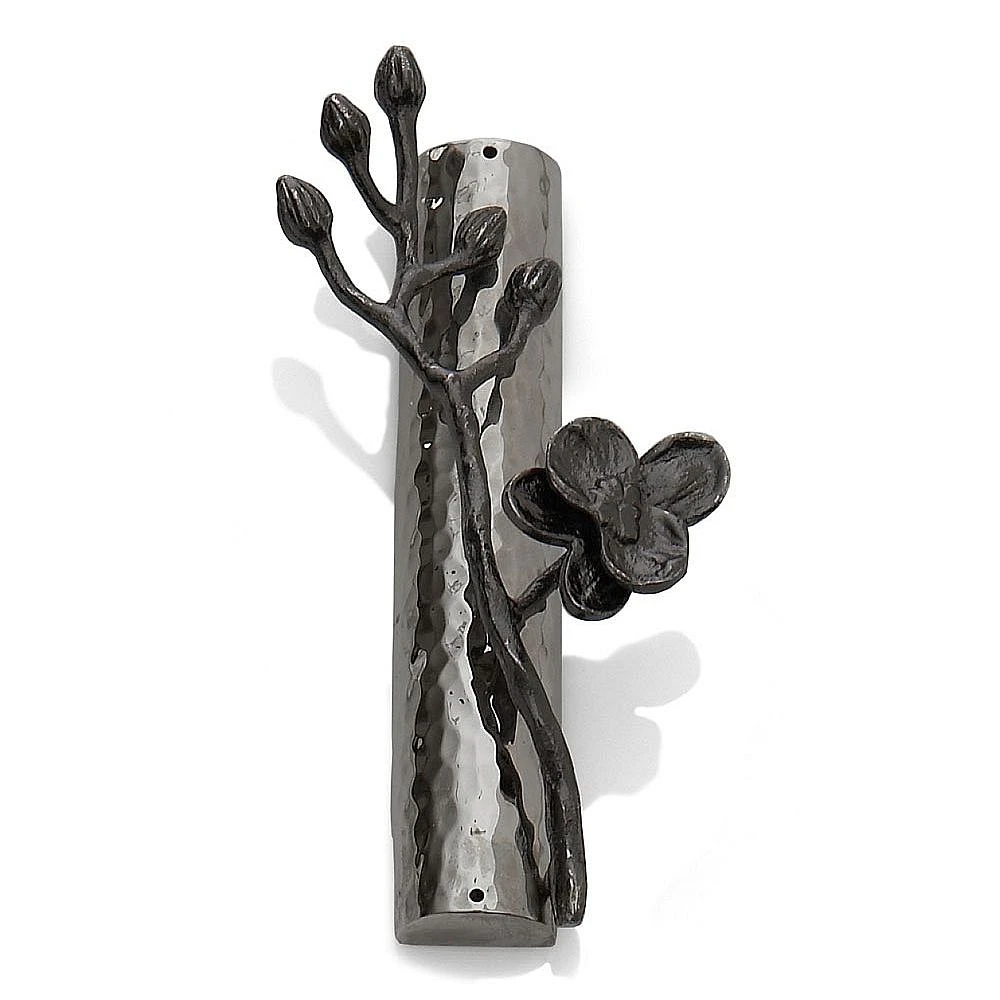 Black Orchid Mezuzah by Michael Aram