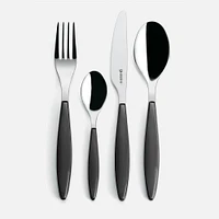 Feeling 24-Piece Dark Grey Flatware Set