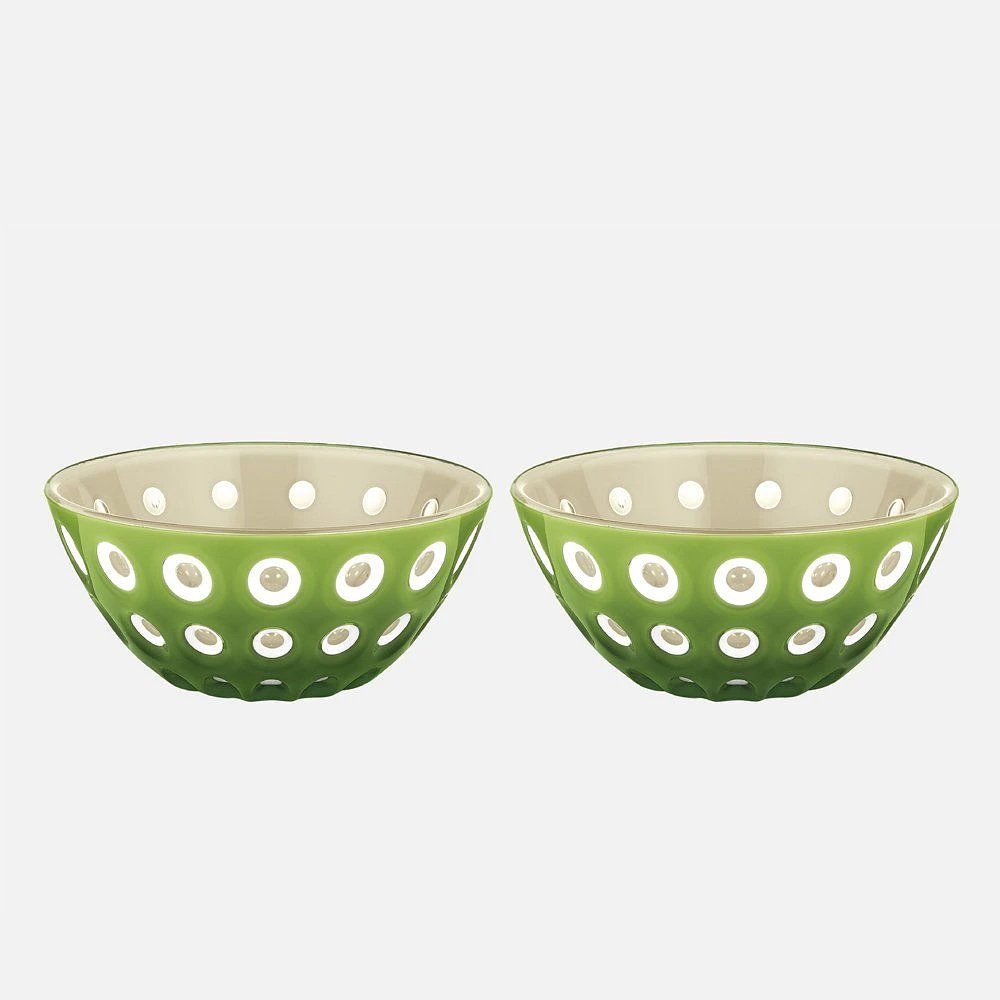 Ensemble de 2 bols « Le Murrine » verts / sables (12 cm)