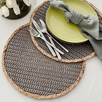 Grey Round Placemat by Maxwell & Williams