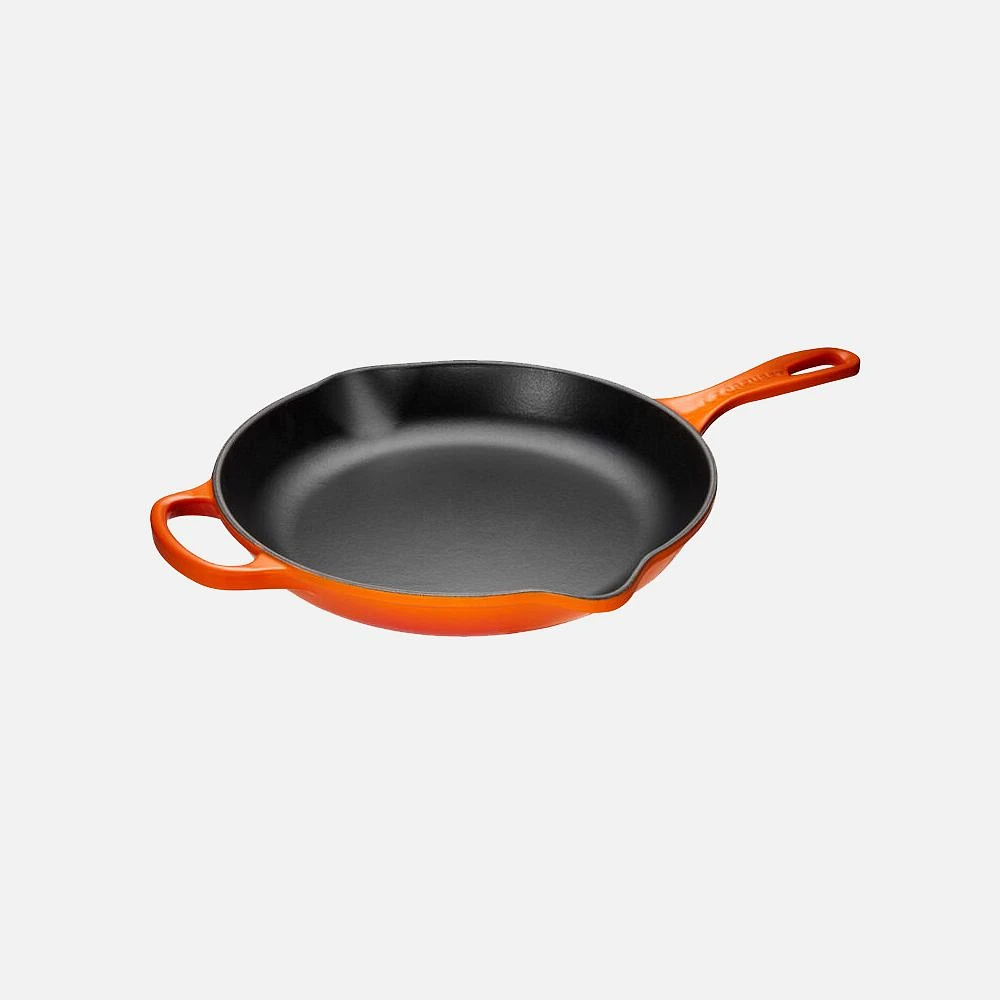 Poêle signature ronde en fonte 26 cm par Le Creuset -Volcanique