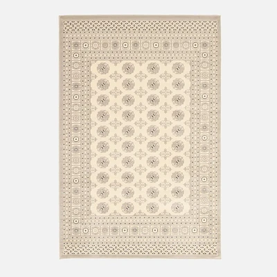 Tapis « Tekke » ivoire - 96 po x 120 po