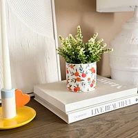 Nostalgia Orange Planter - 10cm